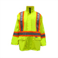 Hi vis winter waterproof safety reflective bike jacket